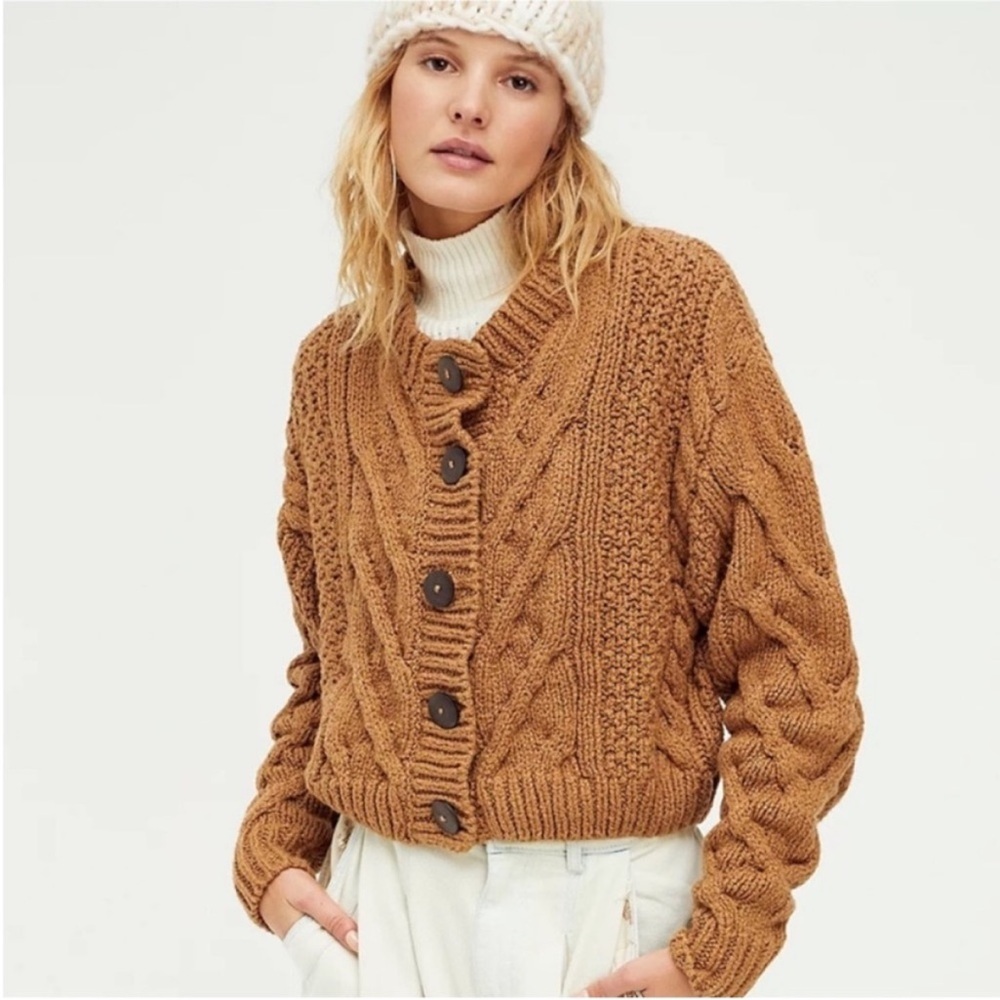 🍁🔥Free people cardigan NWT small